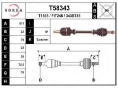 Planetara FIAT PUNTO 1.2 60 - EAI T58343 foto