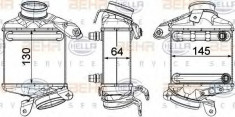 Intercooler, compresor BMW 7 limuzina Active Hybrid 7 - HELLA 8ML 376 746-431 foto