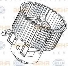 Ventilator, habitaclu LAND ROVER RANGE ROVER EVOQUE 2.2 eD4 - HELLA 8EW 351 040-271 foto