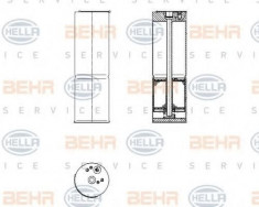 uscator,aer conditionat MERCEDES-BENZ SPRINTER 2-t bus 208 D - HELLA 8FT 351 196-581 foto