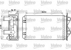 Schimbator caldura, incalzire habitaclu VW TRANSPORTER / CARAVELLE Mk IV bus 2.5 TDI - VALEO 812013 foto