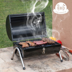 Gratar pe Carbon Cilindru BBQ foto