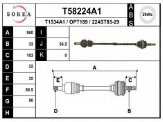 Planetara OPEL VECTRA B hatchback 1.8 i 16V - EAI T58224A1 foto