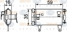 Rezistor, ventilator habitaclu DAF XF 95 FA 95.380 - HELLA 9ML 351 029-381 foto