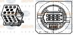 Rezistor, ventilator habitaclu PEUGEOT 206 hatchback 1.1 i - HELLA 9ML 351 332-271 foto