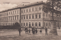 CERNAUTI , UNIVERSITATEA , CIRCULATA 1925 , EDITURA G. HUTTER , CERNAUTI foto