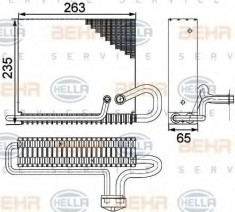 evaporator,aer conditionat VW CRAFTER 30-35 bus 2.5 TDI - HELLA 8FV 351 330-271 foto