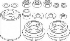 Set reparatie, bara stabilizatoare MERCEDES-BENZ C-CLASS limuzina C 220 D - TOPRAN 400 051 foto