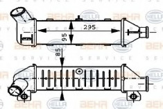 Intercooler, compresor SEAT CORDOBA limuzina 1.9 TDI - HELLA 8ML 376 723-251 foto