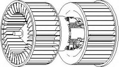 Electromotor, ventilatie interioara BMW 3 limuzina 316 i - TOPRAN 501 333 foto