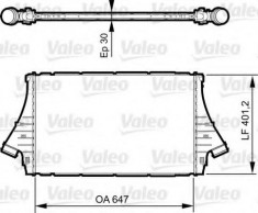 Intercooler, compresor SAAB 9-3 limuzina 1.9 TiD - VALEO 818840 foto