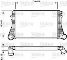 Intercooler, compresor AUDI A3 2.0 FSI - VALEO 818795 foto