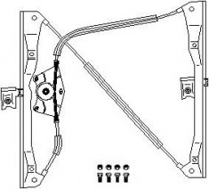 Mecanism actionare geam VW GOLF Mk IV 1.9 TDI - TOPRAN 108 669 foto