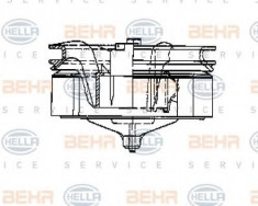 Ventilator, habitaclu VOLVO F 10 F 10/320 - HELLA 8EW 009 158-021 foto