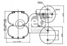 Burduf, suspensie pneumatica - FEBI BILSTEIN 39420 foto