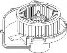 Electromotor, ventilatie interioara SKODA PRAKTIK 1.9 TDI - TOPRAN 110 740 foto