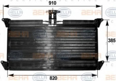 Condensator, climatizare SCANIA 4 - series 114 C/340 - HELLA 8FC 351 300-181 foto