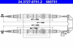 Cablu, frana de parcare OPEL VECTRA B hatchback 1.6 i - ATE 24.3727-0751.2 foto