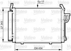 Condensator, climatizare HYUNDAI i10 1.1 - VALEO 814354 foto