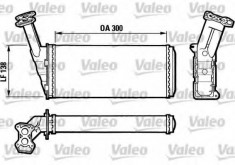 Schimbator caldura, incalzire habitaclu CITROEN BX Break 16 - VALEO 812036 foto