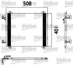 Condensator, climatizare AUDI A2 1.4 TDI - VALEO 817570 foto