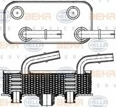 Radiator racire ulei, cutie de viteze automata BMW 3 limuzina 318 i - HELLA 8MO 376 790-791 foto