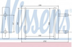 Schimbator caldura, incalzire habitaclu DAEWOO MATIZ 0.8 - NISSENS 76506 foto