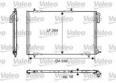 Condensator, climatizare PEUGEOT 206 Van 1.4 HDi - VALEO 818001 foto