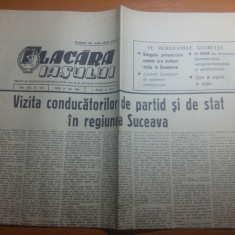 ziarul flacara iasului 24 mai 1966- vizita lui ceausescu in regiunea suceava