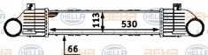Intercooler, compresor MERCEDES-BENZ S-CLASS limuzina S 320 CDI - HELLA 8ML 376 723-041 foto