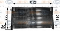 Condensator, climatizare FIAT PUNTO 1.2 60 - HELLA 8FC 351 038-311 foto