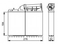 Schimbator caldura, incalzire habitaclu BMW 5 limuzina 520 i - NRF 58053 foto