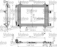 Condensator, climatizare PEUGEOT 307 1.6 16V - VALEO 817526 foto