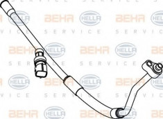 conducta inalta presiune,aer conditionat FORD FOCUS 1.4 16V - HELLA 9GS 351 337-111 foto