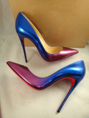 Pantofi stiletto CHRISTIAN LOUBOUTIN So Kate Ombre - Super Promotie!!! foto