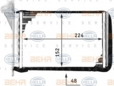 Schimbator caldura, incalzire habitaclu BMW 3 limuzina 316 - HELLA 8FH 351 311-441 foto