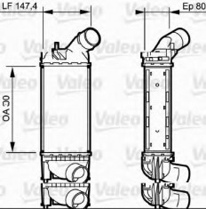 Intercooler, compresor CITROEN C5 III limuzina 1.6 HDi - VALEO 818853 foto