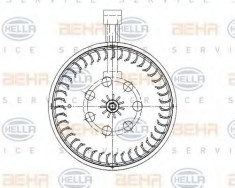 Ventilator, habitaclu MERCEDES-BENZ G-CLASS G 500 - HELLA 8EW 009 159-591 foto