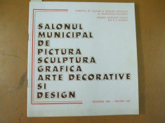 Salonul municipal de pictura sculptura grafica arte decorative si design 1987 foto