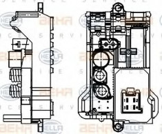 Reglaj, suflanta de interior MERCEDES-BENZ G-CLASS G 320 - HELLA 5HL 351 321-141 foto