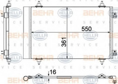 Condensator, climatizare CITROEN C8 2.0 HDi - HELLA 8FC 351 304-284 foto