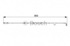 senzor de avertizare,uzura placute de frana BMW X5 3.0 si - BOSCH 1 987 473 027 foto