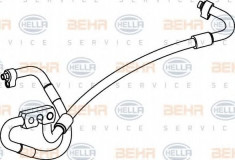 conducta inalta presiune,aer conditionat FORD FOCUS 1.8 Turbo DI / TDDi - HELLA 9GS 351 337-061 foto