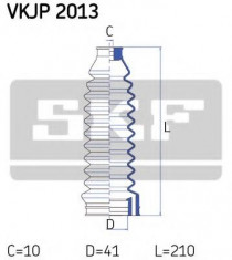 Ansamblu burduf, directie VW GOLF Mk II 1.6 - SKF VKJP 2013 foto