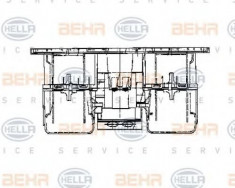 Ventilator, habitaclu VOLVO FH 12 FH 12/340 - HELLA 8EW 009 160-781 foto