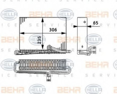 evaporator,aer conditionat VOLVO FH 12 FH 12/340 - HELLA 8FV 351 330-121 foto