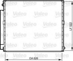 Condensator, climatizare TOYOTA LAND CRUISER PRADO 3.0 D-4D - VALEO 814203 foto