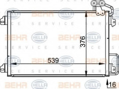 Condensator, climatizare RENAULT MEGANE Scenic 1.6 16V - HELLA 8FC 351 300-511 foto