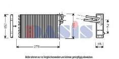 Schimbator caldura, incalzire habitaclu AUDI A4 limuzina 1.6 - AKS DASIS 489000N foto