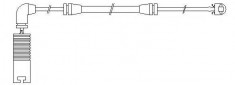 senzor de avertizare,uzura placute de frana BMW 3 limuzina 330 d - FERODO FWI283 foto